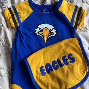 Morehead State University (MSU) onesie and bib set!! Brand new condition!!